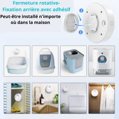 PURIFICATION D'ODEURS -DESODORISANT AUTOMATIQUE