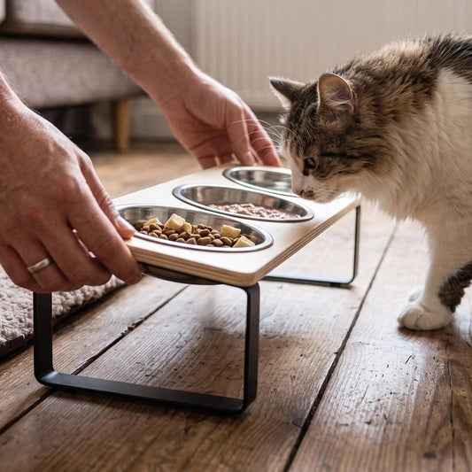 Gamelle Chat surélevée | Confort Optimal - Au comptoir des chats