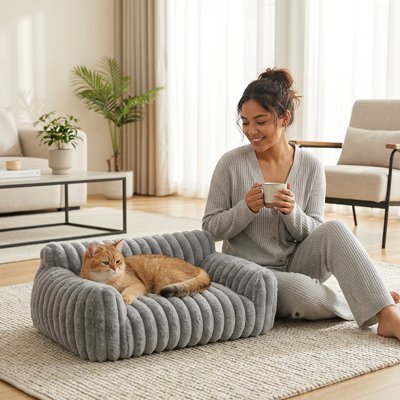 Panier Chat | Confort Douillet - Au comptoir des chats