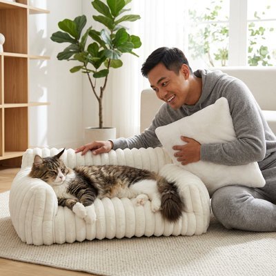 Panier Chat | Confort Douillet - Au comptoir des chats