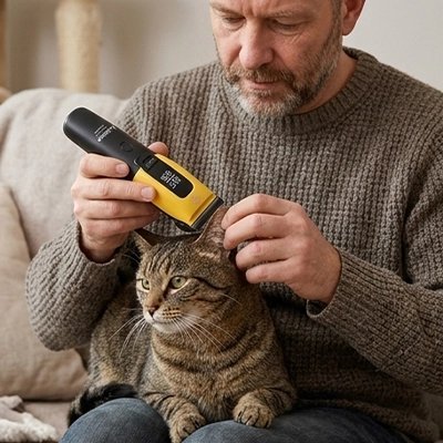 Tondeuse pour Chat | Professionnelle Silencieuse - Au comptoir des chats